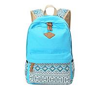 Mochilas Vendimia Bolsa de Mano Hombro del Ordenador portátil Mochila Bolso Casual Mochila Escolar Cielo Azul