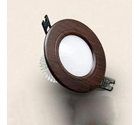 MOCIGERN Lámparas LED empotradas de 3/5/7 W, 3000 K/4000 K/5000 K, luz descendente Seleccionable, Montaje Empotrado, iluminación de luz de Techo (Color : 3W, Size : 3000K Warm Light)