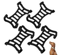 Mocinden 4 clips de goma para perros 6 GPS para GPS Tractive | Rastreador de mascotas para perros, clips de fijación de goma compatibles con Tracti GPS Rastreador de actividad de ubicación