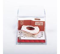 MOCIWORLD Atlético de Madrid Bloc de notas + Escultura en 3D del Estadio Riyadh Air Metropolitano. Descubre el Monumento a medida que arrancas hojas