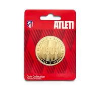 MOCIWORLD - Atlético de Madrid - Moneda edición Especial con Escudo y año de su Fundación 1903" - Coleccionable - Dorada - Producto Oficial