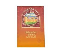 MOCIWORLD Cuaderno 3D Alhambra de Granada - Encuadernación con Lomo Textil y Acabados de Calidad - 60 Páginas de Protección Ocular Sin Pautar - Inspirado en el Arte Nazarí - Tamaño A5