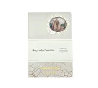 MOCIWORLD Cuaderno 3D Sagrada Familia - Encuadernación con Lomo Textil y Acabados de Calidad - 60 Páginas de Protección Ocular Sin Pautar - Inspirado en la Obra de Antoni Gaudí - Tamaño A5