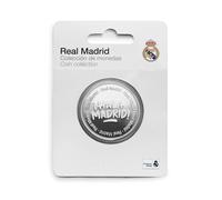 MOCIWORLD - Real Madrid - Moneda edición Especial con Escudo e inscripción ¡HALA Madrid! - Coleccionable - niquel - Producto Oficial