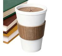 Mock Sip Cup - Coffee Prank Mug Toy, Humorous Beverage Use with Illusion Function, Realistic Design Build, Prop Structure, Joke Accessory for Office Coworkers Party Celebration Family Gathering Fun