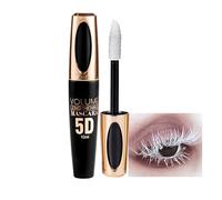 MockTota Máscara de Pestañas Blanco 5D Resistente al Agua - Volumen Intenso & Rizado Natural 10ml Vegana y Duradera Para Bodas, Fiestas y Maquillaje de Fiesta