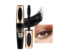 MockTota Mascara negra de 10 ml, resistente al agua, para pestañas densas, máscara negra de larga duración con extensión y definición, vegano, resistente a las manchas, para uso diario, oficina y