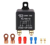 MOCNT 12V 250A Relé de Arranque Coche 5 Pines Automóvil Relé de Carga Dividida Tarea Pesada Automático Starter Relé 5 Terminal Interruptor de Relé Abierto Aislador Batería Relé