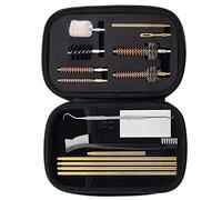 MOCNT 17 Piezas Universal Kit de Limpieza de Pistola Herramientas de Limpieza Pistola Rifle Cepillos Limpias Kit Tubo Trapeador Cepillo .22/.357/.38/9mm/.40/.45