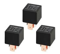 MOCNT 3 Piezas 12V 80A Relé de Coche SPST 4 Pines Automóvil Relé Tarea Pesada Automático Relé 4 Terminal Interruptor de Relé Abierto Camión Eléctrico Mini Relé Contactor de Relé