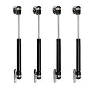 MOCNT 4 Piezas 150N Pistones a Gas Muelle de Gas Resortes de Gas Hidráulico Puertas Bisagra Armario Amortiguador Puertas Elevación Neumática Muebles Cocina Negro 150KG