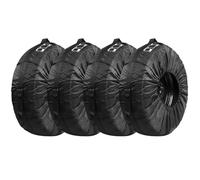 MOCNT 4 Piezas Fundas para Rueda de Repuesto Diámetro 80cm Funda para Neumáticos de 19 a 23 Pulgadas Impermeable Cubierta de Llanta Repuesto Funda Protectora para Rueda Bolsas Negro