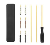 MOCNT 9 Piezas Kit de Limpieza de Pistola Kit de Limpieza para Rifles de Aire Kit de Limpieza Armas Cepillos Limpieza y Mantenimiento Calibre .177Cal .22Cal .17Cal 4,5mm 5,5mm