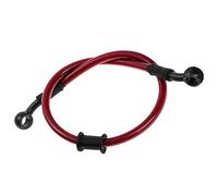 MOCNT 90cm Latiguillo de Aceite Freno para Motocicleta, Manguera de Embrague Reforzado Hidráulico, Acero Trenzado, Línea de Tubo Motocross Rojo