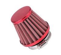 MOCNT Filtro de Aire de 34mm 35mm 36mm Filtro de Admisión de Aire para Automóvil Filtro de Ventilación del Turbo para Motocicleta Filtro de Aceite Filtro Entrada Aire Frío Rojo