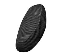 MOCNT Funda de Asiento de Motocicleta Antideslizante Impermeable Cubierta para Asiento de Motocicleta 3D Malla Transpirable Funda de Cojín Asiento Silla Banco Negro S