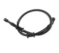 MOCNT Negro 100cm Manguera de Aceite Freno de Motocicleta Latiguillo de Aceite Freno Moto Tubo de Freno Hidráulico Reforzado Tubo Manguera Embrague Freno Línea con Primavera
