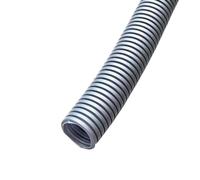 MOCNT Tubo Corrugado Coche Flexible Alambre Tubo Corrugado Cerrado Organizador de Cable Conducto Cables Gestión Protección Manguera Gris Exterior 13mm Longitud 15Metros