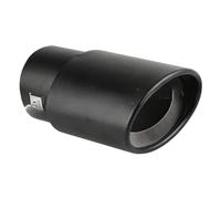 MOCNT Tubo de Escape del Coche Acero Inoxidable Tubo de Punta de Silenciador Tubo de Cola de Coche Modificado Tubo de Extremo de Escape Salida única Directo Negro
