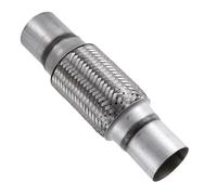 MOCNT Tubo Flexible de Escape de Automóvil 51mm X 150mm/250mm Tubo de Reparación de Junta Flexible para Escape Acero Inoxidable Dos Trenzado Tubo de Escape Flexible Corrugado