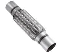 MOCNT Tubo Flexible de Escape de Automóvil 76mm X 200mm/300mm Tubo de Reparación de Junta Flexible para Escape Acero Inoxidable Dos Trenzado Tubo de Escape Flexible Corrugado