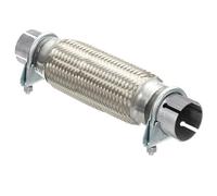 MOCNT Tubo Flexible de Escape de Coche con 2 Abrazaderas 42mm X 200mm/300mm Tubo de Reparación de Junta Flexible para Escape Dos Trenzado Tubo de Escape Flexible Corrugado