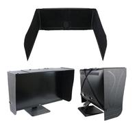 Mocoli Parasol para Monitor De Computadora, 27 Pulgadas Parasol Plegable Antirreflejo 41 A 71 Cm Ajustable ProteccióN contra Luz Difusa Y Miradas Indiscretas