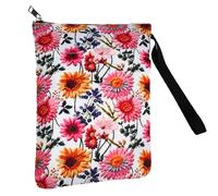 Mocrop Funda libro con cremallera porta libros 22 x 28 cm funda para libro de tela lavable regalo para amantes de los libros