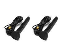 Mocturnity 2X Antena gsm GPRS 3G 4G 5G para Exteriores de Alta Ganancia 15DBi 600-6000MHz SMA Macho Impermeable Antena