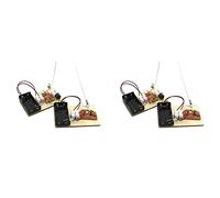 Mocturnity 2X Kits Stem, Aprender Código Morse, Construir Una MáQuina de Telégrafo, Experimento de Circuito Eléctrico, Kit de Electricidad (Sin Batería)