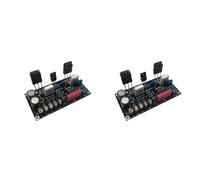 Mocturnity 2X Placa Amplificadora de Potencia FET de Acoplamiento Directo de 30 W, MóDulo de Placa Amplificadora de Clase A, 0Hz-100 KHZ FR-4, Panel Doble