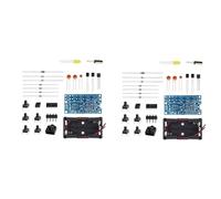 Mocturnity 2X RDA5807 DIY Electrónica Kits inalámbrico estéreo FM Radios receptor módulo PCB 76 MHz-108 MHz DC 1.8 V-3.6 V