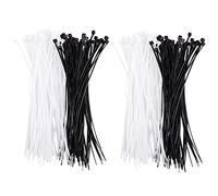 Mocturnity 3mm x 150 mm Auto Wire Push Cable Zip Tie Organizer Negro 200 Piezas