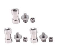 Mocturnity 3piezas 1/4 Pulgada 3/8 Pulgada Tornillos de Trípode A Base de Lampara Adaptador de Soporte de Cámara de Paraguas