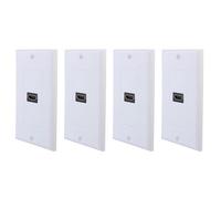 Mocturnity 4X 1 Puerto Panel Placa de Cara de Pared Cubierta Acoplador Extender de Salida 3D 1080P