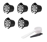 Mocturnity 5 Piezas Filtros de Café para Acero Inoxidable Mech CáPsula de Café Recargable CáPsula Gotero Cafeteira
