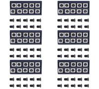 Mocturnity 60 Piezas Inserto de Corte de Carburo Recto Cuadrado de 14 mm con 60 Piezas de Tornillos M610mm para Trabajar En Madera Espiral/Cabeza de Corte de Cepilladora Helicoidal