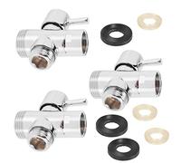 Mocturnity 6X SóLido Desviador de 3 VíAs de La VáLvula de DesvíO 1/2 Pulgada Ips de Ducha Pieza de Recambio