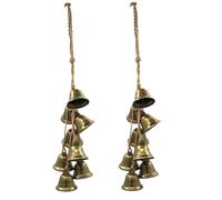 Mocturnity Campanas de para Pomo de Puerta, DecoracióN Hecha una Mano para ProteccióN del Hogar, Suministros de Altar Wiccan, Suministros Paganos de Brujas