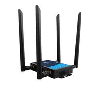Mocturnity Enrutador WiFi 4G Enrutador InaláMbrico WiFi de Banda 4G de Industrial Enrutador CPE 4G LTE con Antena con Ranura para Tarjeta Sim-Enchufe Europeo