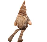 Mocturnity Feliz AñO Adornos NavideñOs DIY MuñEco de Nieve áRbol Colgante MuñEca Colgante Decoraciones para el Hogar MarróN
