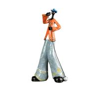 Mocturnity Figuras de Jugadores de Banda de Jazz Figura de Músico Vintage Estatuas de Resina Adorno de Escritorio Escultura Retro Decoración Interior del Hogar A