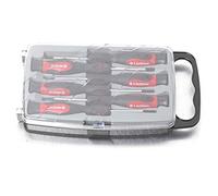 Mocturnity Juego de destornilladores de precisión universal 6 unids/set set de pinzas de apertura Pry raspador reloj abierto reparación conjunto, negro, plateado y rojo