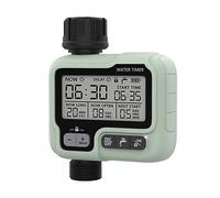 Mocturnity Temporizador de Riego Digital, Temporizador de Agua Programable para Manguera de JardíN, Control de Riego AutomáTico y Manual para Patio, CéSped B