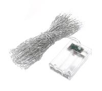 Mocturnity Tira 80 LED Hilo Luz Modo Estable Flash Lampara para Fiesta