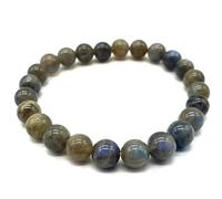 MOD' by Anne Pulsera extensible para mujer con perlas naturales Labradorite 8 mm, Piedra
