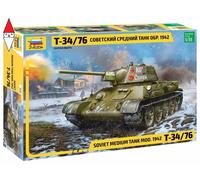 1:35 Zvezda Kampfpanzer T-34/76 Tank Military 1942 Kit ZS3686 Modellino