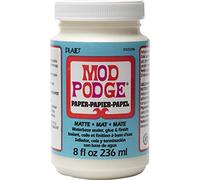 Mod Podge 8 oz Paper Matte Waterbase Sealer, Glue and Finish, Clear