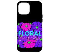 Mod Retro Colorido Adulto Floral Gen Z Pop Art Humor Sarcasmo Carcasa para iPhone 12 Pro MAX