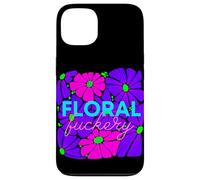 Mod Retro Colorido Adulto Floral Gen Z Pop Art Humor Sarcasmo Carcasa para iPhone 13